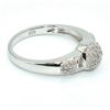 Image 2 : Silver Diamond(0.3ct) Rhodium Plated Ring (~weight 3.25g)