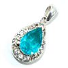 Image 3 : Silver Swiss Blue Quartz(3.6ct) Hand Made Pendant (~weight 4.05g)