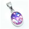 Image 2 : Silver Blue Mystic Quartz(3.6ct) Hand Made Pendant (~weight 3.05g)