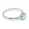 Image 2 : Silver Moissanite(0.95ct) Rhodium Plated Ring (~weight 2.5g)