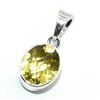 Image 3 : Silver Lemon Quartz(4.5ct) Hand Made Pendant (~weight 2.95g)