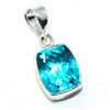 Image 2 : Silver Swiss Blue Quartz(2.75ct) Hand Made Pendant (~weight 2.8g)