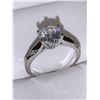 Image 1 : Vera Wang Styled 1.0 Carat Brilliant cut Solitaire .925 Stamped size 7 Ring