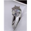 Image 3 : Vera Wang Styled 1.0 Carat Brilliant cut Solitaire .925 Stamped size 7 Ring