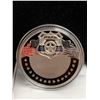 Image 2 : The Thin Blue Line police officers commemorative - NEW case and engraved marker coin