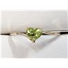 Image 1 : 10K Yellow Gold Peridot(0.43ct) With A Bypass Shank Ring (~Size 6)(Ring is resizable for $40) (~weig