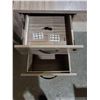 Image 3 : L shaped office desk with left hand return, 4 locking drawers, keys included 66"x30"