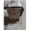 Image 4 : L shaped office desk with left hand return, 4 locking drawers, keys included 66"x30"