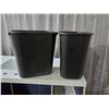 Image 3 : Lot of 2 Rubbermaid Commercial Under Desk Trash Bins
