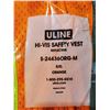 Image 2 : NEW Uline Adjustable Hi Vis Safety Vest Size S-XL