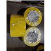 Image 3 : Yellow Floor Tape for Applicator Machine 3 Rolls