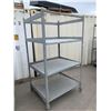 Image 2 : Assorted 3 Tier Partially Enclosed Industrial Rolling Rack 1 per lot