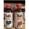 Image 2 : Assorted Lot of Bai Antioxidant Drinks Blueberry & Pomegranate approx 20 bottles