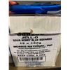 Image 2 : Jello Sour Berry Blue Candy Squares CASE LOT 12x127g