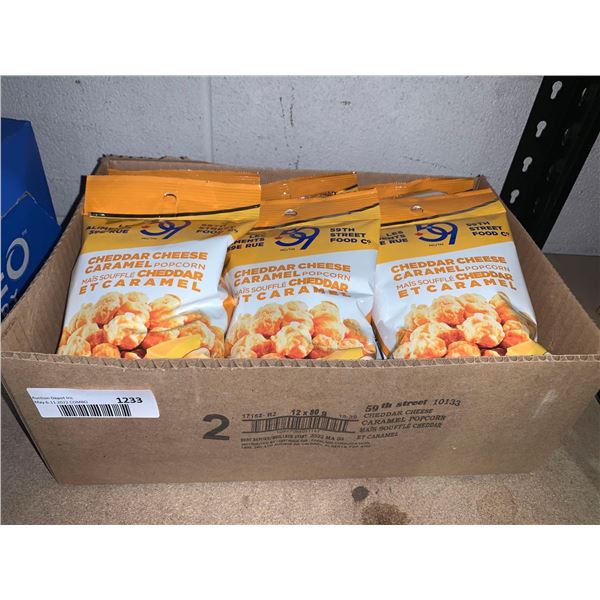 59th Street Cheddar Cheese Popcorn CASE LOT 12x80g