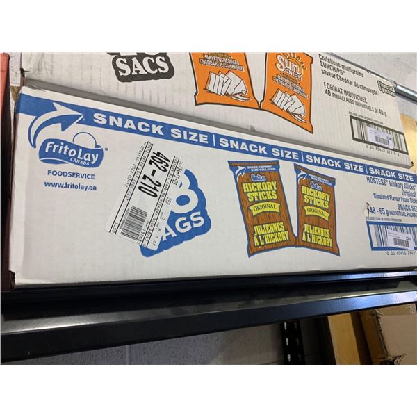 Frito Lay Hickory Sticks CASE LOT 48x65g