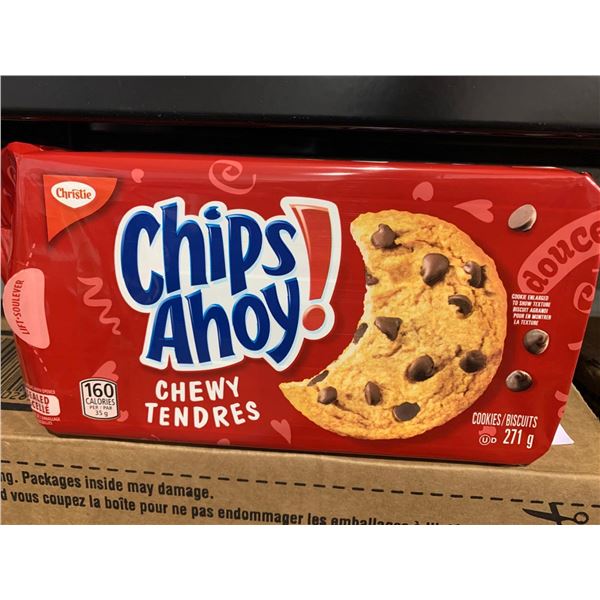 Chewy Chips Ahoy Chocolate Chip Cookies  CASE LOT 12x271g