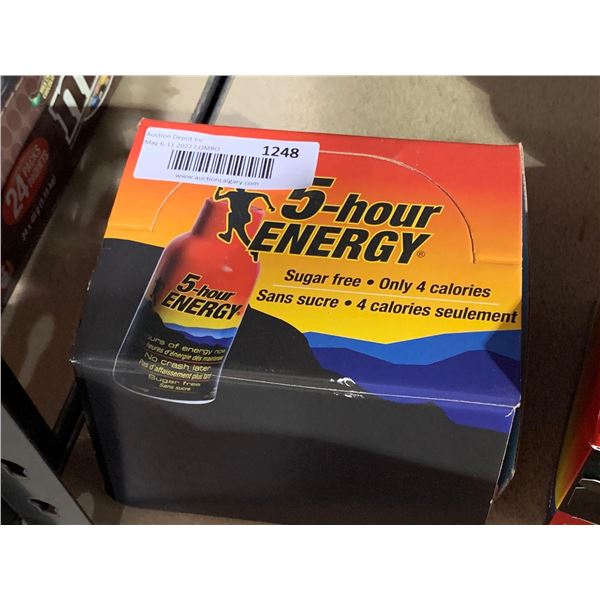 5 Hour Energy Shots CASE LOT 10x1.93 Oz