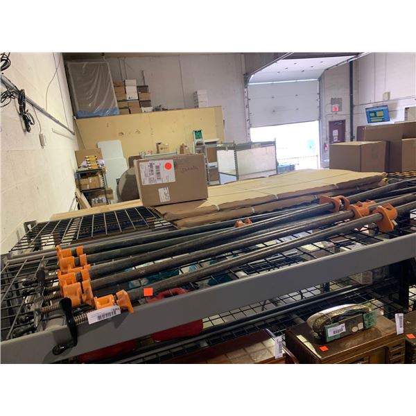 Lot of 6 Pipe Clamps 5 FOOT