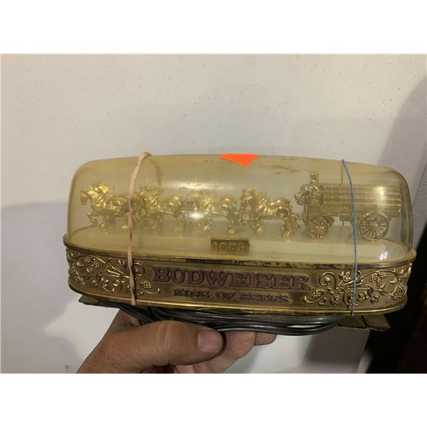 Vintage Budweiser Clydesdale Lighted Promo Display (Light Works)