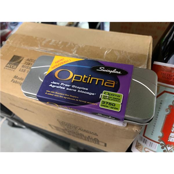 Swingline Optima Jam Free Staples 20x3750 Staples in tin cases