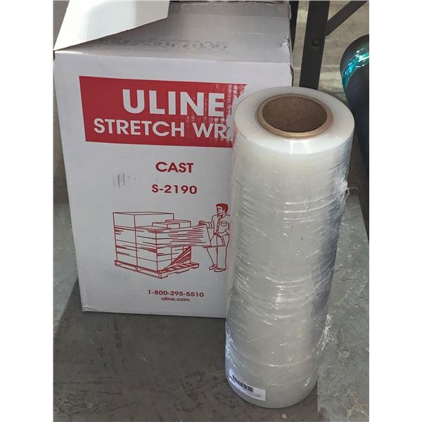 ONE ROLL OF Uline Stretch Wrap Cast S-2190 18"X500'