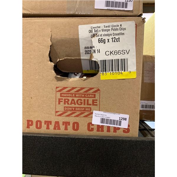 Circle K Sour Salt & Vinegar Potato CHhps 12x66g