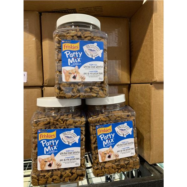 Friskies Party Mix White Ocean Fish Cat Treats 3x 454g