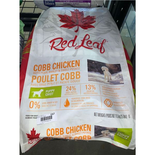 Red Leaf Cobb Chicken Dog Kibble 25Lbs