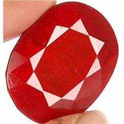 140ct. Museum Grade Top Pigeon Blood Red Natural African Ruby RETAIL $10500 (GEM-2623)