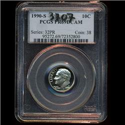 1990S Roosevelt Dime Top Graded Proof GEM (COI-3707)