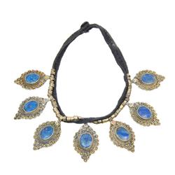 Vintage Tibet Lapis Nickel Necklace (ANT-511)
