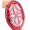Image 1 : 77ct. Pigeon Blood Red Natural Carved African Ruby RETAIL $4500 (GEM-2637)
