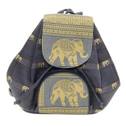 Thai Silk Hand Crafted Elephant Backpack (ACT-222)