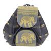 Image 1 : Thai Silk Hand Crafted Elephant Backpack (ACT-222)