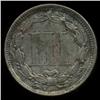 Image 2 : 1867 3 Cent Nickel Coin XF+ RARE ERROR (COI-3759)
