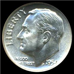 1954D Roosevelt Dime Coin Graded MS66 FT (COI-3868)