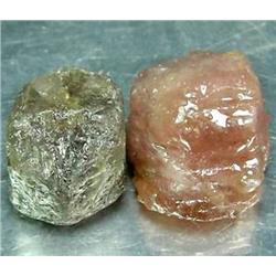 90ct. 2 Piece Gorgeous Gray/Peach Natural Sapphire (GEM-0734)