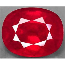 1.26ct. Oval Natural Mined Red Ruby Madascar RETAIL $875 (GEM-2584)