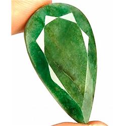 56 Cts Stunning Green Huge Natural S. American Emerald RETAIL $5500 (GEM-2771)