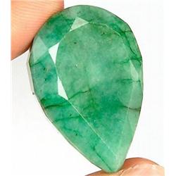 76 Cts Stunning Green Huge Natural S. American Emerald RETAIL $7500 (GEM-2781)