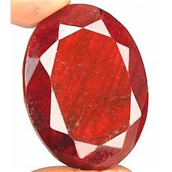 277 Cts Museum Grade Top Pigeon Blood Red Natural Ruby RETAIL $13500 (GEM-2792)
