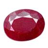 Image 1 : 11.28 Ct. Excellent African Ruby Oval Cut  RETAIL $800 (GEM-2804)