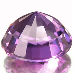1.24ct. Round Natural Amethyst GEM 7mm RETAIL $375 (GEM-5114)