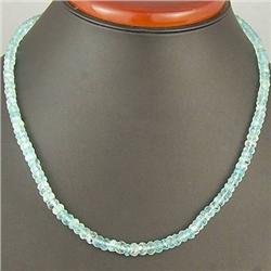 143ct. Aqua Blue Santa Maria Aquamarine Natural Briolettes Necklace RETAIL $140000 (JEW-1123)