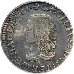 (1659) Lord Baltimore Shilling Breen-64 Rarity-6