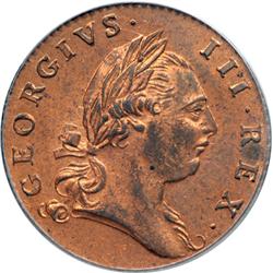 1773 Virginia Halfpenny with Stop after S Breen-180