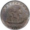 Image 2 : 1793/2 Washington Ship Halfpenny with Lettered Edge
