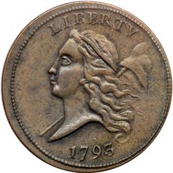 1793 C-2 R3 PCGS graded AU53.