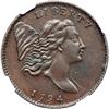 Image 1 : 1794 C-1a R3 NGC graded AU58 Brown.